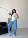 ADS Oysho Kumaş İkili Takım 9017 - Beyaz