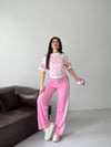 ADS Oysho Kumaş Üçlü Takım 9019 - Pembe