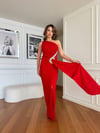 ANGEL Maxi Elbise 3001 - Kırmızı