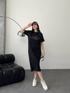 CK Oysho Kumaş Elbise 9024 - Siyah