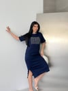 GUESS Oysho Kumaş Elbise 9025 - Lacivert