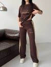 LV Oysho Kumaş İkili Takım 8302 - Kahve