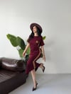 MM Oysho Elbise 9037 - Bordo