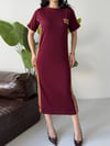 MM Oysho Elbise 9037 - Bordo