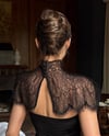Pinella Midnight Veil Elbise - Siyah