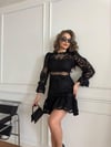 POLE Mini Elbise 1001 - Siyah