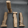 CNC Pre-Shaped Turkish Walnut Knife Handle - Hidden Tang