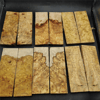 DRY Amboyna Burl Knife Scales - Twin Pair