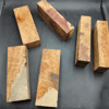 DRY Amboyna Burl Wood Block for Knife Handles
