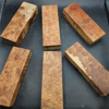 DRY Amboyna Burl Wood Block for Knife Handles