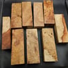 DRY Amboyna Burl Wood Block for Knife Handles