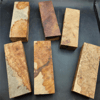 DRY Amboyna Burl Wood Block for Knife Handles