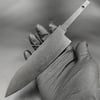 Sleipner Stonewashed Gyuto Japanese Chef Knife Blank - SLC02