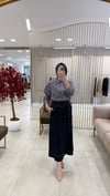 EXQUİSE KEMER DETAYLI DENİM ETEK