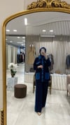 EXQUİSE KOT DETAYLI TAKIM LACİVERT