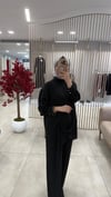 GHİSA DETAYLI TAKIM SİYAH