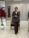 GHİSA KİRPİ DETAYLI CEKET KAHVERENGİ