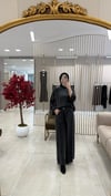 GHİSA PANTOLONU DETAYLI TAKIM SİYAH
