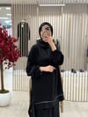 MİSSWHENCE FERMUAR DETAYLI TAKIM SİYAH
