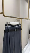 TWİST KOYU GRİ RENK BOL PAÇA PANTOLON