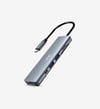 A197 Premium 6 in 1 USB-C HUB ve kart okuyucu