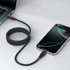 Amazingthing Magcord Serisi Magnetik Örgülü Tasarımlı Type-C to Type-C PD Data ve Şarj Kablosu 60W 1.2M