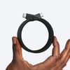 Amazingthing Magcord Serisi Magnetik Örgülü Tasarımlı Type-C to Type-C PD Data ve Şarj Kablosu 60W 1.2M