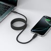 Amazingthing Magcord Serisi Magnetik Örgülü Tasarımlı Type-C to Type-C PD Data ve Şarj Kablosu 60W 1.2M