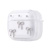 Apple Airpods 3. Nesil Zore Airbag 44 Airbag Tasarımlı Simli Şeffaf Kutup Kılıf