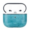 Apple AirPods 3.nesil Uyumlu Deri Kılıf Juni AA32 Mavi