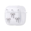Apple Airpods 4 Zore Airbag 44 Airbag Tasarımlı Simli Şeffaf Kutup Kılıf