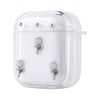 Apple Airpods Zore Airbag 44 Airbag Tasarımlı Simli Şeffaf Kutup Kılıf