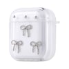 Apple Airpods Zore Airbag 44 Airbag Tasarımlı Simli Şeffaf Kutup Kılıf