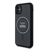 Apple iPhone 11 Kılıf Aston Martin Orjinal Lisanslı M-safe Şarj Özellikli Renkli Halka ve Karbon Fiber Tasarımlı Kapak
