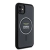 Apple iPhone 11 Kılıf Aston Martin Orjinal Lisanslı M-safe Şarj Özellikli Renkli Halka ve Karbon Fiber Tasarımlı Kapak