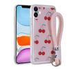 Apple iPhone 11 Kılıf Desenli El Askılı İpli Zore Astana Silikon Kapak