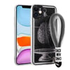 Apple iPhone 11 Kılıf Desenli El Askılı İpli Zore Astana Silikon Kapak