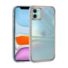 Apple iPhone 11 Kılıf Desenli Parlayan Transparan Zore Avva Kapak