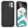 Apple iPhone 11 Kılıf Kamera Korumalı Desenli Sert Silikon Zore Epoksi Kapak