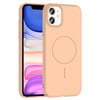 Apple iPhone 11 Kılıf M-safe Şarj Özellikli Zore Ruby Sert Kapak