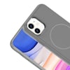 Apple iPhone 11 Kılıf M-Safe Şarj Özellikli Metal Kamera Çerçeveli Zore Edi Silikon Kapak