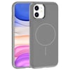 Apple iPhone 11 Kılıf M-Safe Şarj Özellikli Metal Kamera Çerçeveli Zore Edi Silikon Kapak
