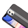 Apple iPhone 11 Kılıf Magsafe Şarj Özellikli Karbon Fiber Görünümlü Zore Gros Kapak