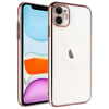 Apple iPhone 11 Kılıf Sert PC Renkli Çerçeveli Zore Riksos Kapak