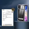 Apple iPhone 11 Kılıf Standlı Şeffaf Silikon Zore L-Stand Kapak