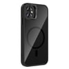 Apple iPhone 11 Kılıf Standlı ve Kamera Lens Hediyeli M-Safe Şarj Özellikli Zore Etro Kapak