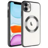Apple iPhone 11 Kılıf Wireless Şarj Özellikli Sert PC Zore Riksos Magsafe Kapak