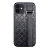 Apple iPhone 12 Kılıf Kajsa Neo Clasic Serisi Mono K Strap Kapak