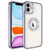Apple iPhone 12 Kılıf Kamera Korumalı Logo Gösteren Zore Omega Kapak
