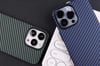 Apple iPhone 12 Kılıf Karbon Fiber Tasarımlı Zore Karbono Kapak